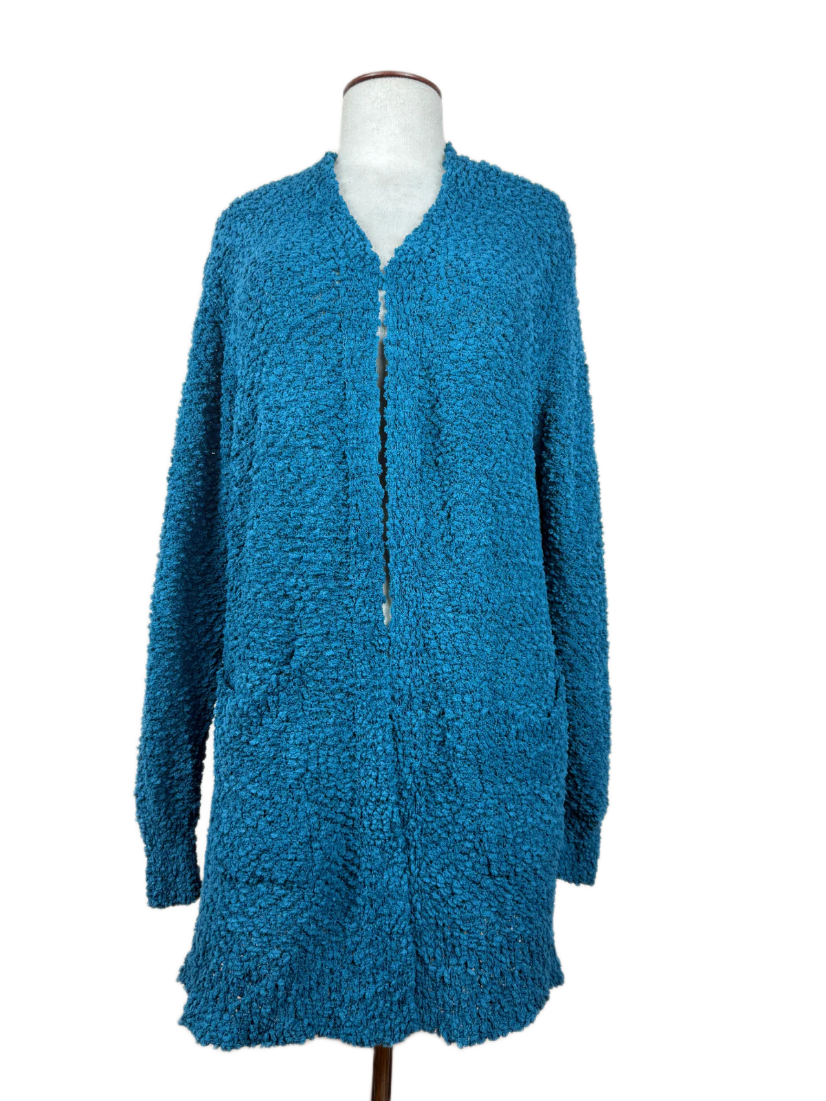 Cyan Winter Long Cardigan by Zenana (LC-75)