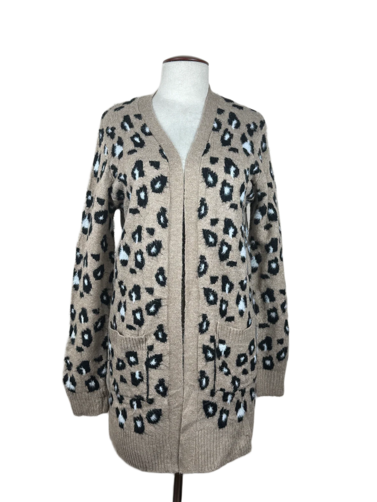 Brown Winter Long Cardigan by George (LC-78)