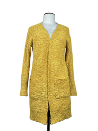 Yellow Winter Long Cardigan by Zesica (LC-79)