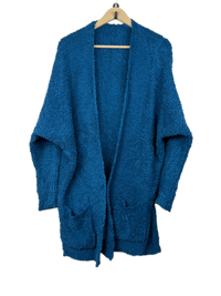 Blue Winter Long Cardigan by Unknown (LC-8)