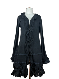 Black Winter Long Cardigan by Eredy (LC-81)