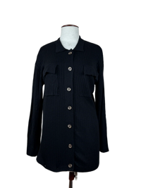 Black Winter Long Cardigan by Object (LC-83)