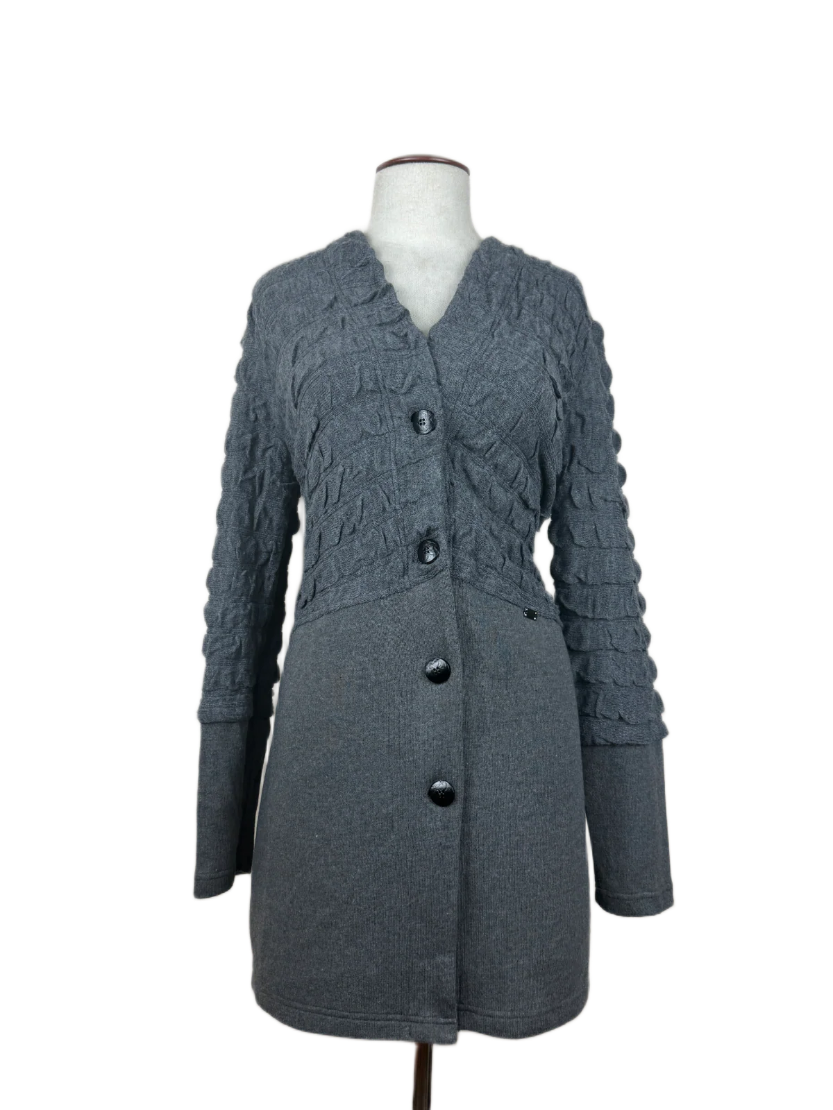 Black Winter Long Cardigan by Peruzzi (LC-89)