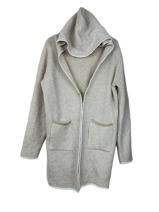 UK Imported secondhand Winter Long Cardigans - Unknown brand, Rust Polyester, Premium condition, for Women - Online Thrift Store Peshawar Pakistan