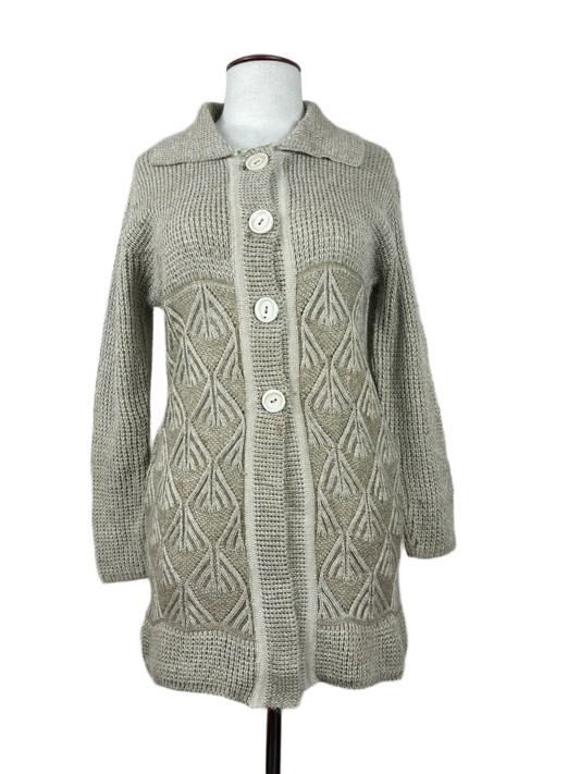 Winter Long Cardigans | Wool Park | Preloved Branded | Grey Wool | Excellent | OTS Thrift Store Peshawar Pakistan