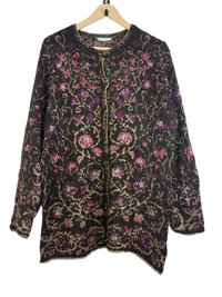 Multi Color Winter Long Cardigan by Marks & Spencer (LC-93)