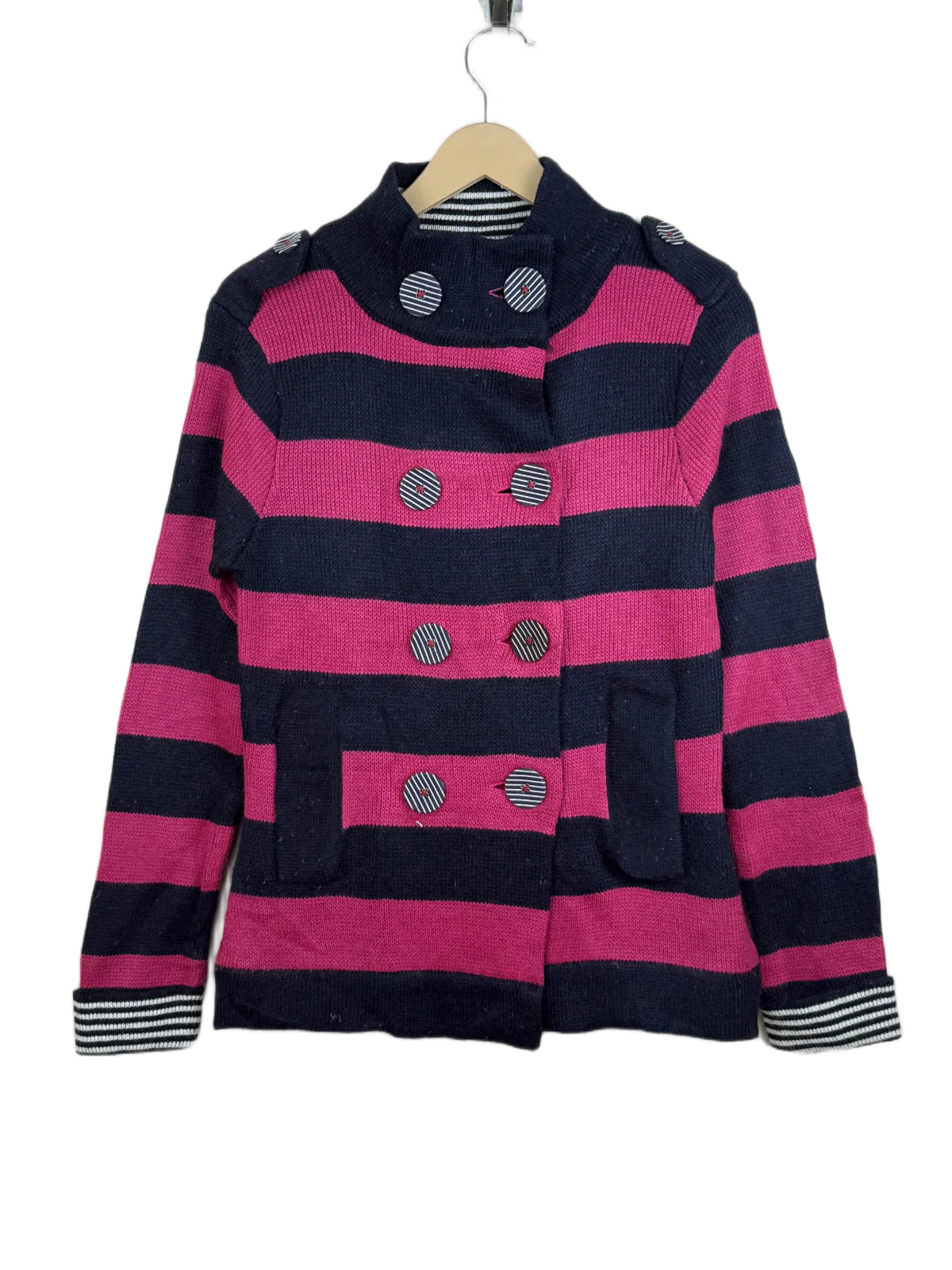 Multi Color Winter Long Cardigan by Unknown (LC-97)