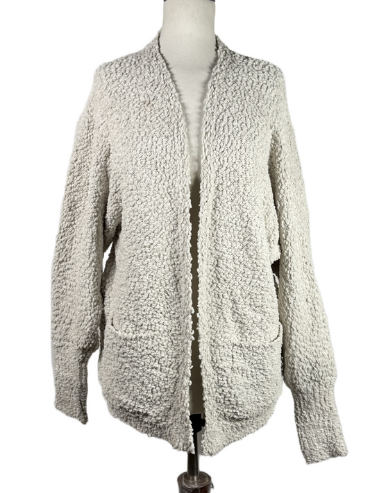 PREMIUM PLUS Condition Winter Long Cardigans | Preloved FASHION | WHITE ACRYLIC | Thrift Shop for Women Karachi Pakistan | OTS