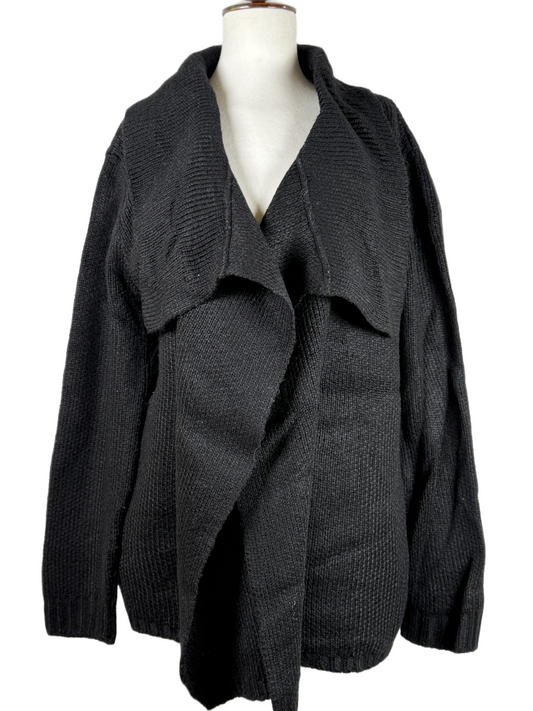 PREMIUM PLUS Condition Winter Long Cardigans | Preloved ELEMENT | BLACK ACRYLIC | Thrift Shop for Women Karachi Pakistan | OTS