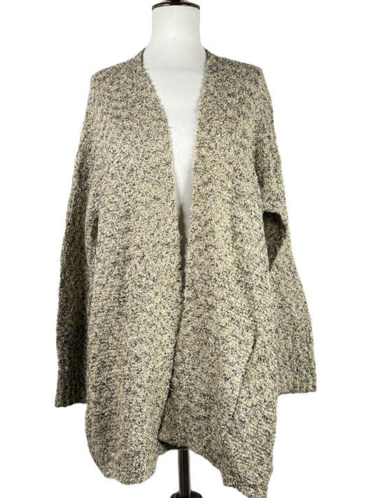 Preloved PREMIUM Winter Long Cardigans by RAAELLA, GREY ACRYLIC for Women - OTS Thrift Shop Lahore Pakistan