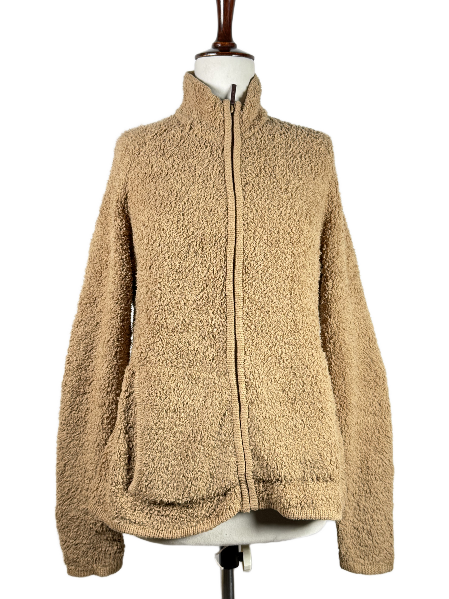 Preloved PREMIUM Winter Long Cardigans by NATURAL AFFECTIONS, BROWN ACRYLIC for Women - OTS Thrift Shop Lahore Pakistan