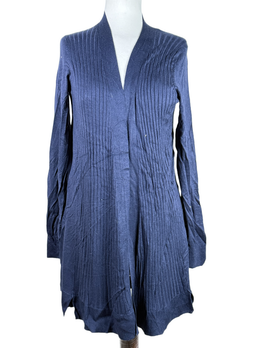 Preloved PREMIUM Winter Long Cardigans by M&S, BLUE ACRYLIC for Women - OTS Thrift Shop Karachi Pakistan