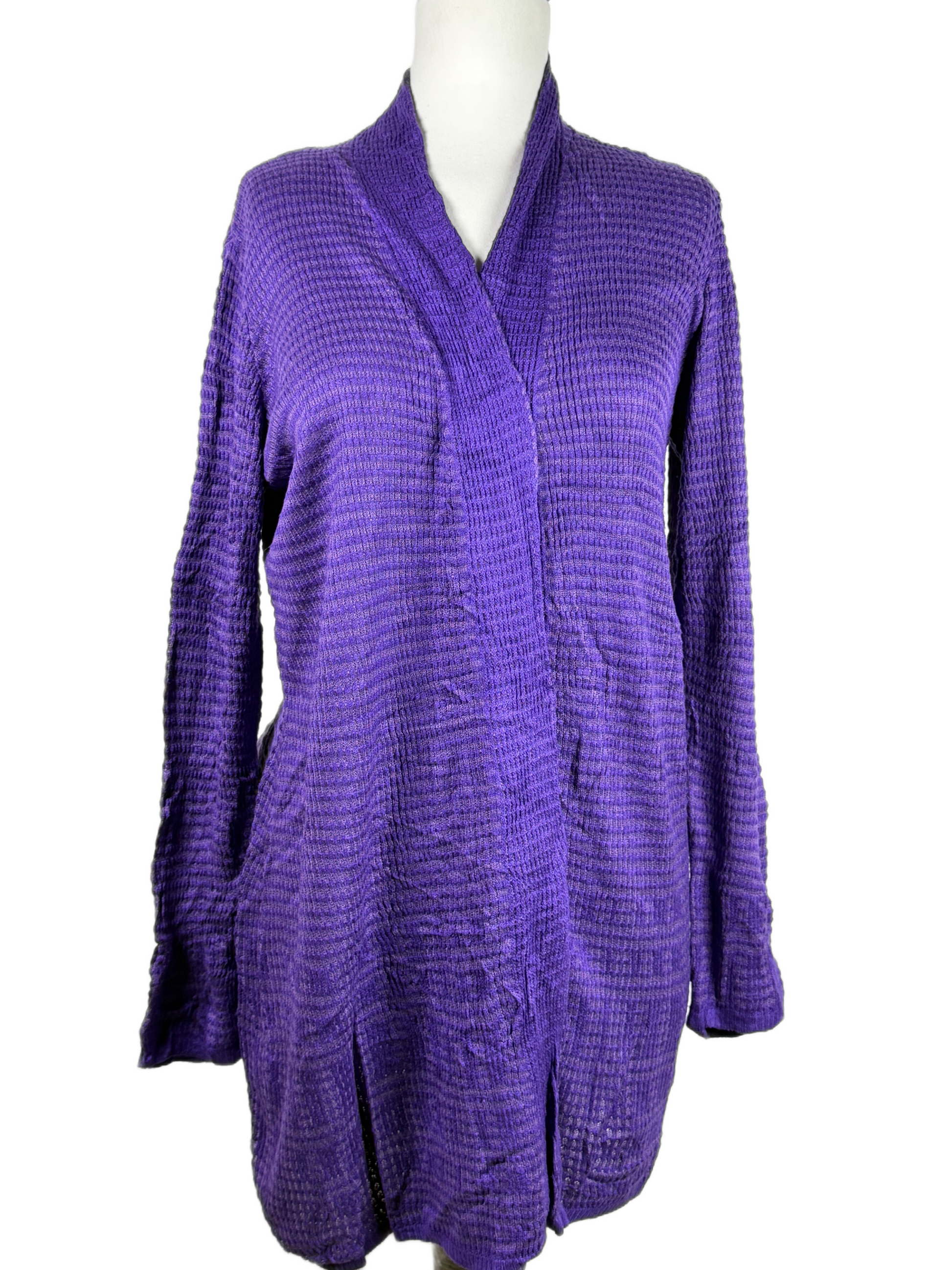 Winter Long Cardigans | PER UNA | Preloved Branded | PURPLE ACRYLIC | PREMIUM | OTS Thrift Store Peshawar Pakistan