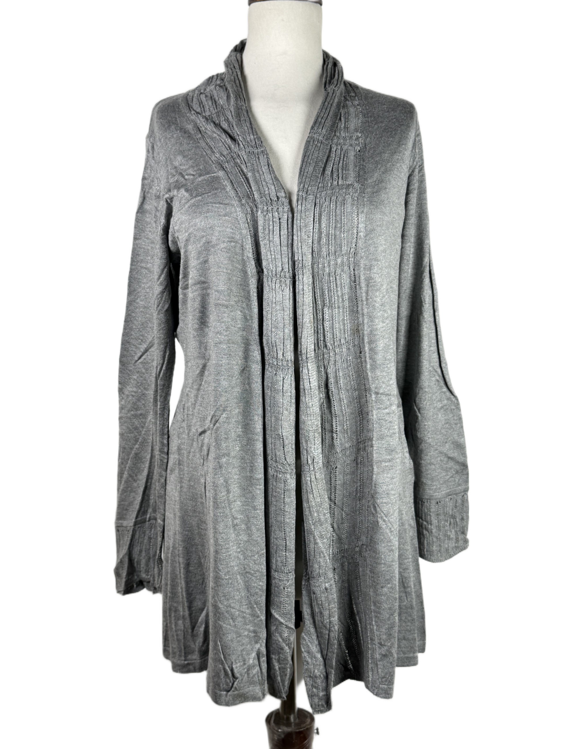 EXCELLENT Condition Winter Long Cardigans | Preloved PER UNA | GREY ACRYLIC | Thrift Shop for Women Lahore Pakistan | OTS