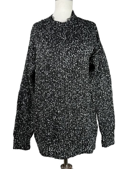 Preloved PREMIUM PLUS Winter Long Cardigans by PAPAYA, BLACK ACRYLIC for Women - OTS Thrift Shop Lahore Pakistan