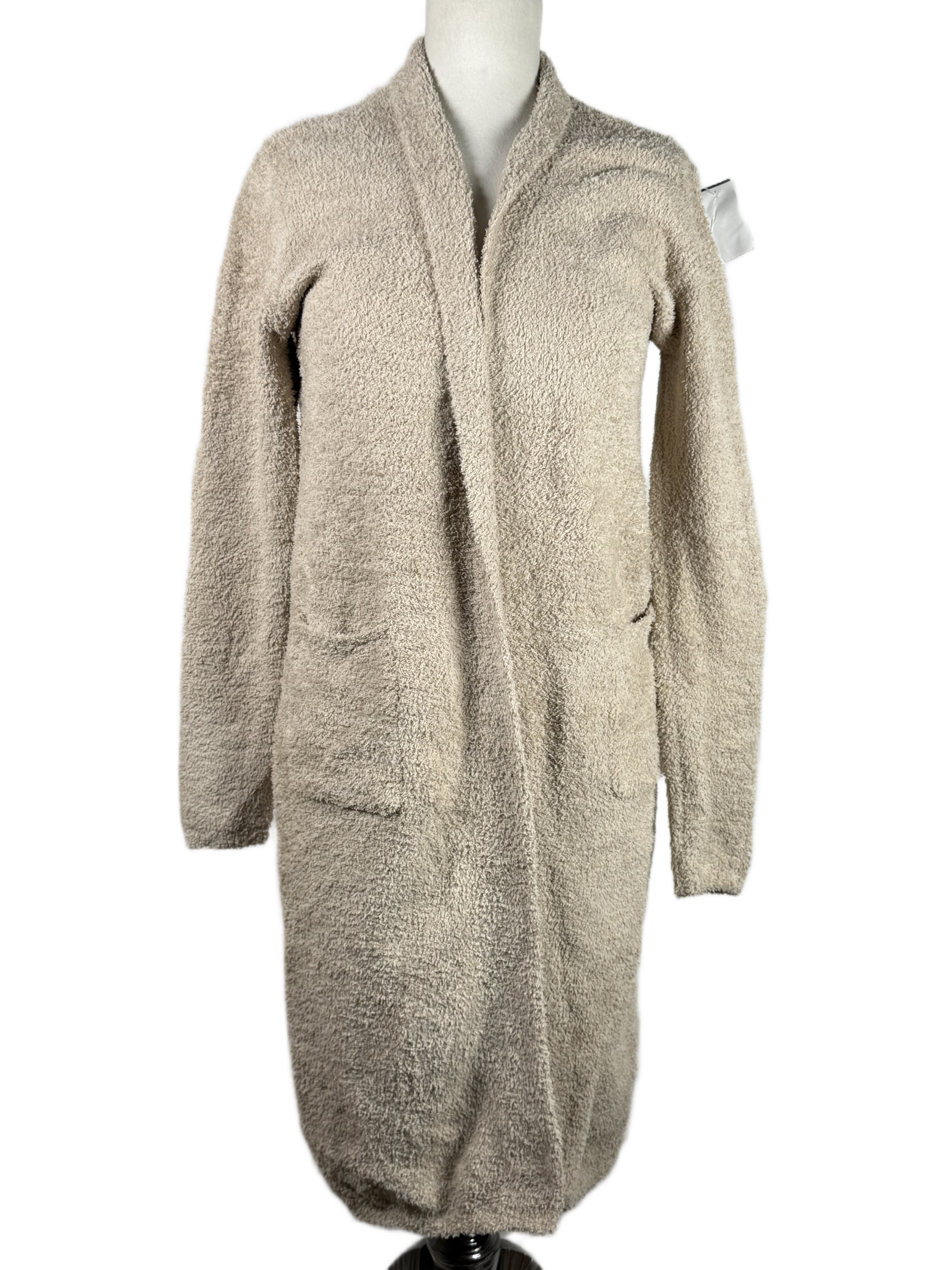 Secondhand Branded Winter Long Cardigans by FOREVER, CREAM ACRYLIC fabric, PREMIUM PLUS condition, for Women - Online Thrift Shop Lahore Pakistan