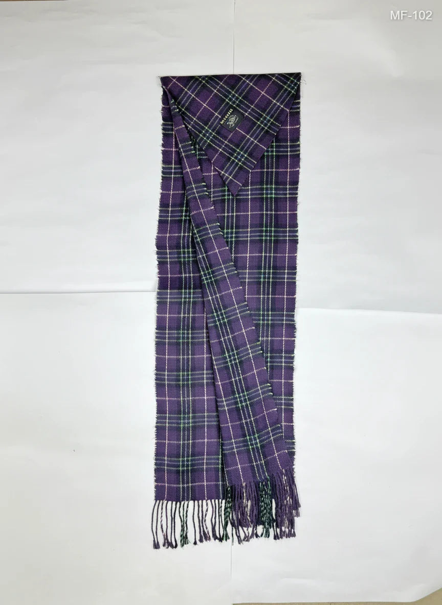 Shop Premium Plus by Preloved Branded Clothes | Purple Acrylic Muffler & Scarf | Unisex | OTS Thrift Store Lahore Pakistan