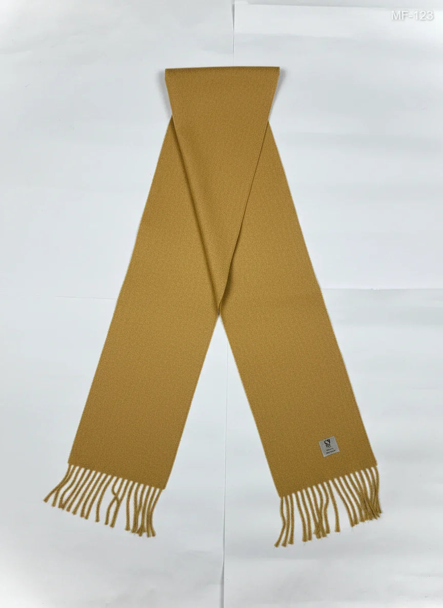 UK Imported secondhand - Mustard Acrylic Muffler & Scarf, Premium Plus condition, for Unisex - Online Thrift Store Karachi Pakistan