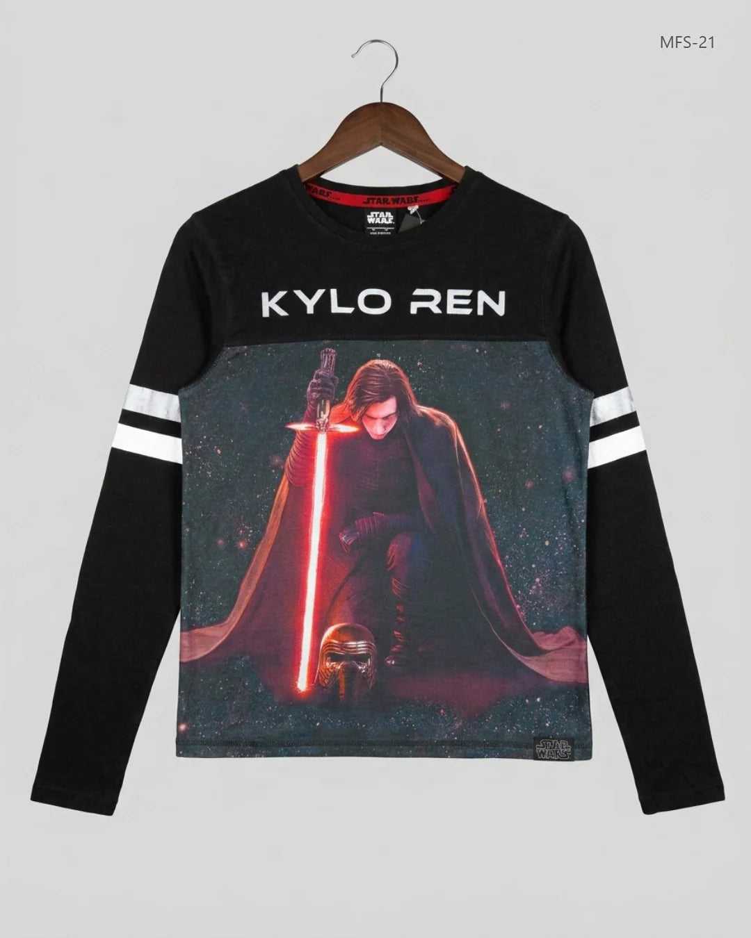 STAR WARS Black Men's Full Sleeves T-Shirt (MFS-21)