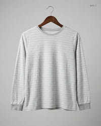 BLUEMOTION Off White Men's Full Sleeves T-Shirt (MFS-3)