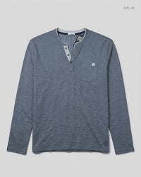 TOM TAILOR Grey Men's Full Sleeves T-Shirt (MFS-40)