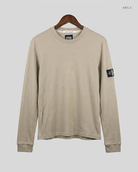 CALVIN KLEIN Beige Men's Full Sleeves T-Shirt (MFS-5)