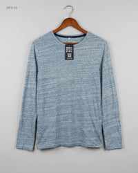 STRAIGH UP (MFS-55) Long-Sleeve Marl T-Shirt