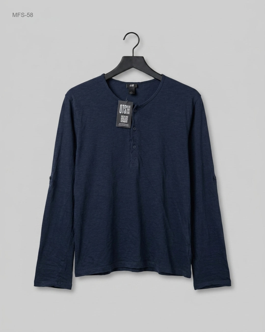 H&M (MFS-58) Long-Sleeve Henley Top