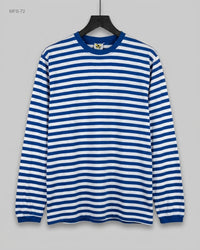 PARTYXPLOSION (MFS-72) Long-Sleeved Striped T-Shirt