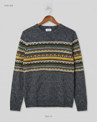 Pull&bear (MJS-306) Fair Isle Knit Sweater - S/M