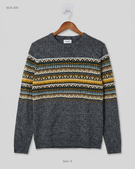 Secondhand Branded Men Jumpers & Sweaters by Pull&bear, Grey Cotton fabric, Premium condition, for Men - Online Thrift Shop Lahore Pakistan