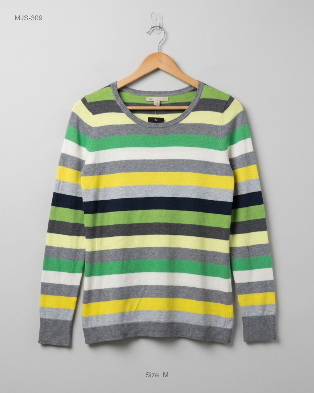GAP (MJS-309) Striped Long-Sleeve Sweater - S