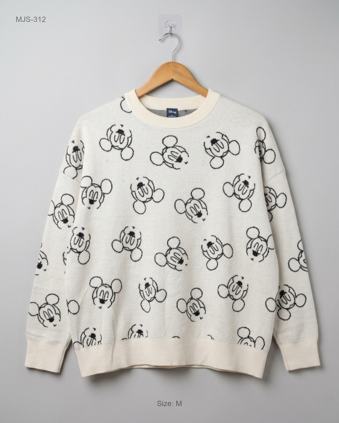 UK Imported secondhand Men Jumpers & Sweaters - DISNEP brand, Beige Cotton, EXCELLENT condition, for Men - Online Thrift Store Karachi Pakistan