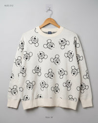DISNEP (MJS-312) Graphic Knit Sweater - L