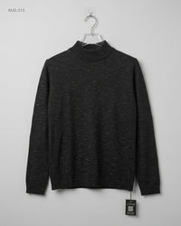 CUT LABEL (MJS-313) Mock Neck Marl Sweater - S/M