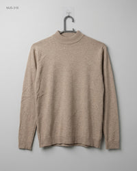 CUT LABEL (MJS-316) Mock Neck Sweater - S
