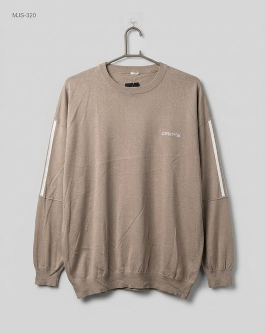 Shop Premium Men Jumpers & Sweaters by Unknown | Preloved Branded Clothes | BEIGE Cotton | Men | OTS Thrift Store Karachi Pakistan