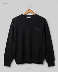 Design (MJS-327) Ribbed Crew Neck Sweater - M
