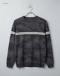 cut Label (MJS-334) Crewneck Camouflage Sweater - M/L