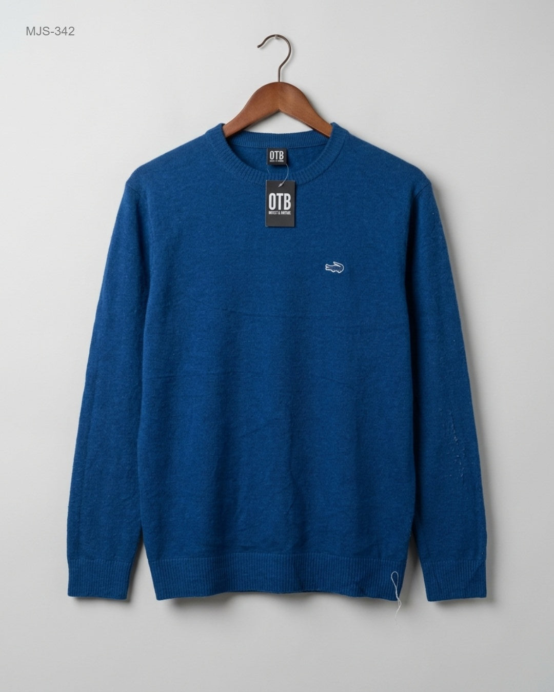 Shop Premium Men Jumpers & Sweaters by Unknown | Preloved Branded Clothes | BLUE Polyerter | Men | OTS Thrift Store Lahore Pakistan