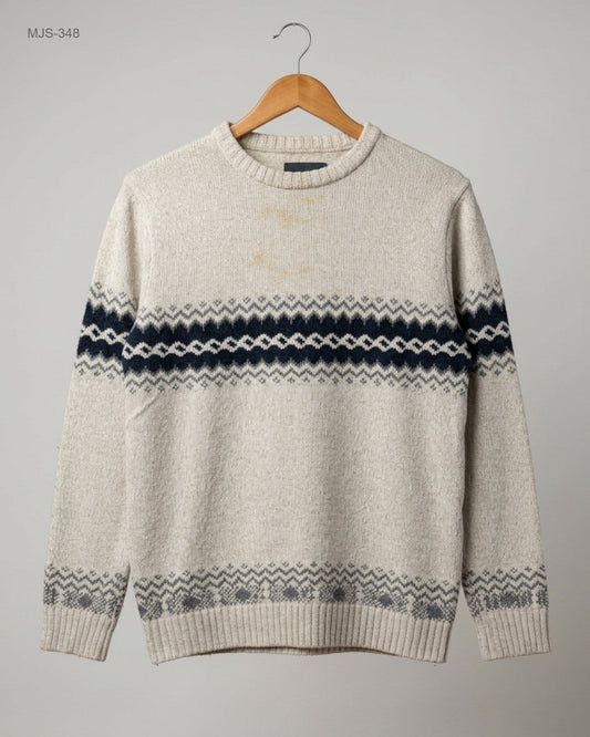 Shop Premium Men Jumpers & Sweaters by Unknown | Preloved Branded Clothes | Beige Cotton | Men | OTS Thrift Store Peshawar Pakistan