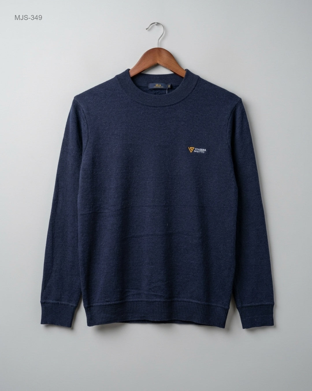 Hla (MJS-349) Crewneck Knit Sweater - S/M