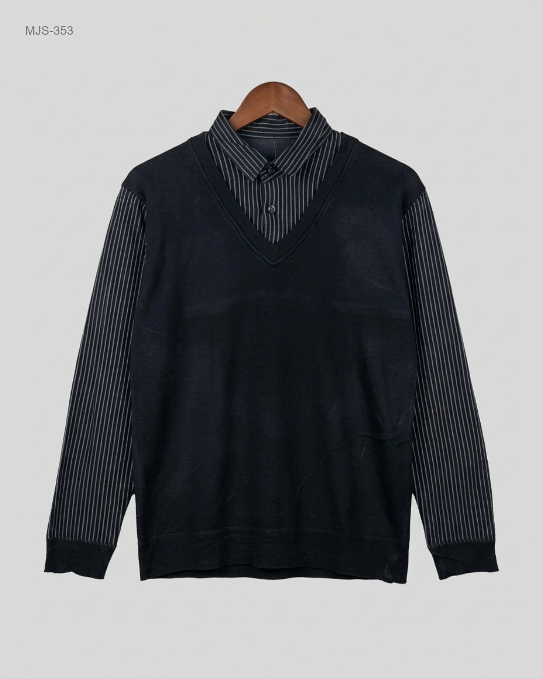 Men Jumpers & Sweaters | Unknown | Preloved Branded | Black Cotton | Premium | OTS Thrift Store Islamabad Pakistan