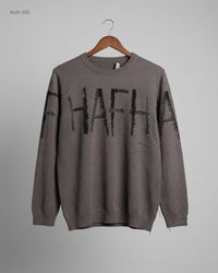 AIRUISITA (MJS-356) Graphic Knit Sweater - S/M