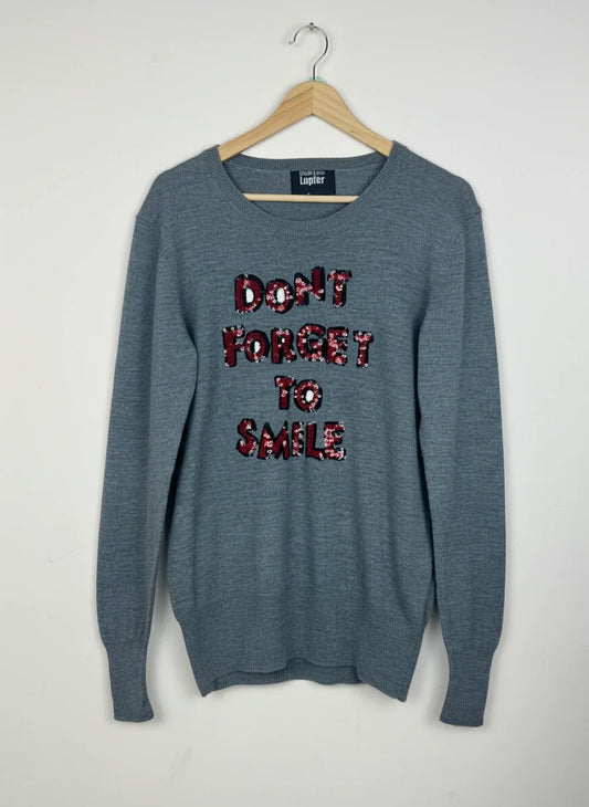 Men's Jumpers & Sweaters | markus lupfer | Preloved Branded | Gray Merino Wool | Good | OTS Thrift Store Lahore Pakistan