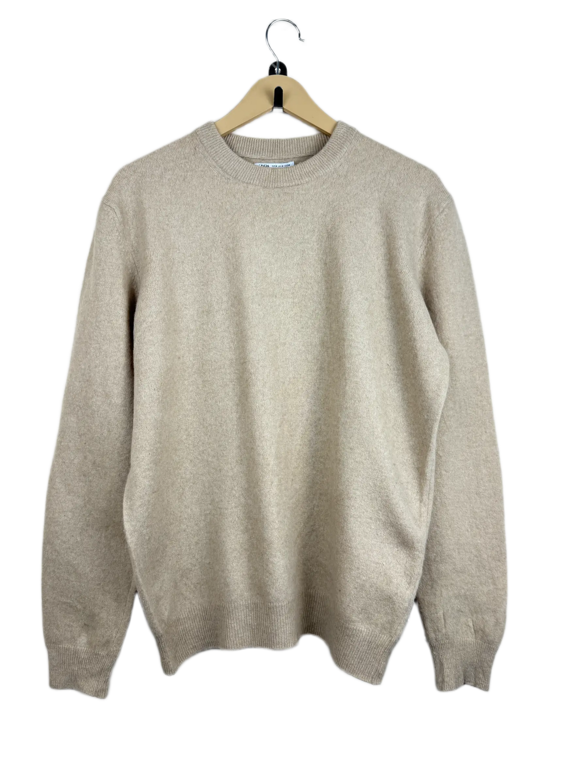 Beige Men's Jumpers & Sweater by Zara (MS-101)