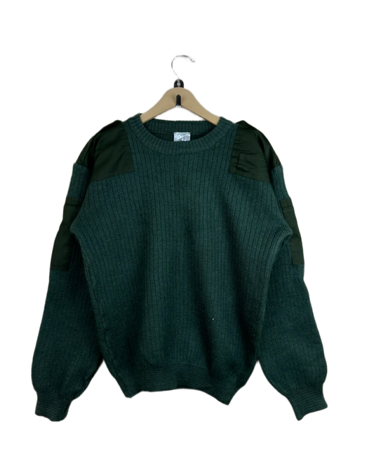 UK Imported secondhand Men's Jumpers & Sweaters - Befalstroja brand, Army Green Polyester, Premium condition, for Men - Online Thrift Store Lahore Pakistan