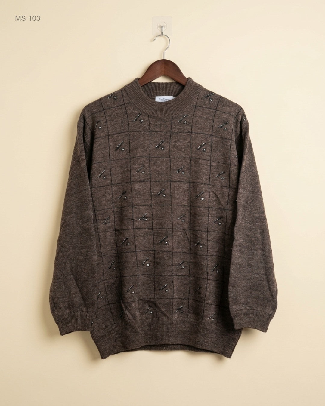 Unknown (MS-103) Knitted Crewneck Sweater - M
