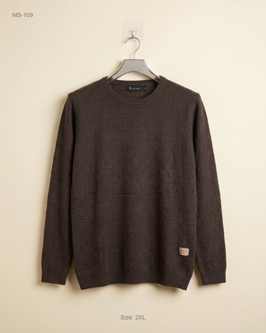 Secondhand Branded Winter Cardigans & Sweaters by Unknown, Light Brown Polyester fabric, Premium condition, for Men - Online Thrift Shop Peshawar Pakistan