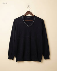 Polo Villae (MS-112) V-Neck Knit Jumper - M/L